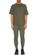 ASRV Cotton Plus Oversized Tee in Hunter Green, view 5, click to view large image.