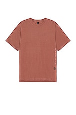 ASRV Cotton Plus Oversized Tee in Red Earth, view 1, click to view large image.