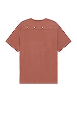 ASRV Cotton Plus Oversized Tee in Red Earth, view 2, click to view large image.