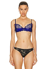 Agent Provocateur Dioni Bra in Cobalt, view 1, click to view large image.