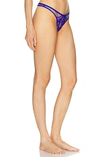 Agent Provocateur Rozlyn Thong in Cobalt, view 2, click to view large image.