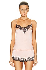 Agent Provocateur Amelea Camisole Top in Pink & Black, view 1, click to view large image.