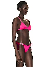 Agent Provocateur Ashia Bikini Top in Pink, view 2, click to view large image.