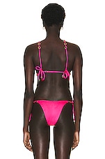 Agent Provocateur Ashia Bikini Top in Pink, view 3, click to view large image.
