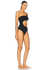 Agent Provocateur Tiaa Swimsuit in Black & Gold, view 2, click to view large image.