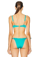 Agent Provocateur Anastacia Bikini Bra in Teal, view 3, click to view large image.