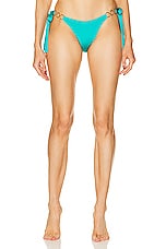 Agent Provocateur Anastacia Bikini Brief in Teal, view 1, click to view large image.