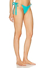 Agent Provocateur Anastacia Bikini Brief in Teal, view 2, click to view large image.