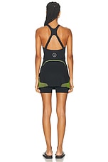 adidas by Stella McCartney Truepace Running Dress in Black, view 3, click to view large image.