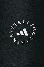 adidas by Stella McCartney Rolltop Short in Black, view 6, click to view large image.