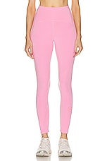 adidas by Stella McCartney True Strength Yoga 7/8 Tight in Semi Pink Glow, view 1, click to view large image.