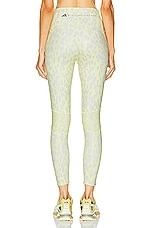 adidas by Stella McCartney True Purpose Optime Training 7/8 Legging in Blush Yellow & Chalk Pearl, view 4, click to view large image.
