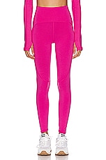 adidas by Stella McCartney True Strength Yoga 7/8 Tight in Real Magenta, view 1, click to view large image.