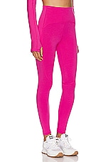 adidas by Stella McCartney True Strength Yoga 7/8 Tight in Real Magenta, view 2, click to view large image.