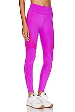 adidas by Stella McCartney True Pace Running Legging in Shock Purple, view 2, click to view large image.