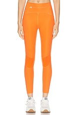 adidas by Stella McCartney Truepurpose Optime Training 7/8 Leggings in Semi Impact Orange, view 1, click to view large image.