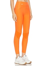 adidas by Stella McCartney Truepurpose Optime Training 7/8 Leggings in Semi Impact Orange, view 2, click to view large image.