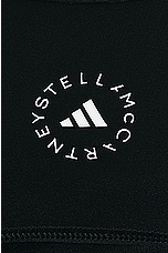 adidas by Stella McCartney Crop Top in Black, view 5, click to view large image.