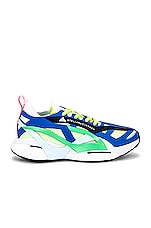 adidas by Stella McCartney Solarglide Sneaker in Blue, Green, & White, view 1, click to view large image.