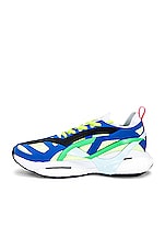 adidas by Stella McCartney Solarglide Sneaker in Blue, Green, & White, view 5, click to view large image.