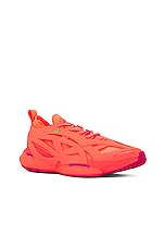 adidas by Stella McCartney Solarglide Sneaker in Turbo, Shock Purple, & Real Magenta, view 2, click to view large image.