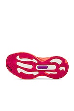 adidas by Stella McCartney Solarglide Sneaker in Turbo, Shock Purple, & Real Magenta, view 6, click to view large image.