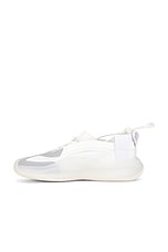 adidas by Stella McCartney Sportswear Low Ground Sneakers in White & Off White, view 5, click to view large image.