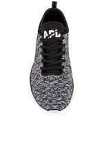 APL: Athletic Propulsion Labs Techloom Phantom in Black, White & Melange, view 4, click to view large image.