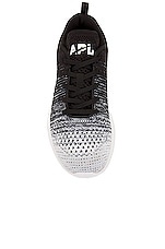 APL: Athletic Propulsion Labs Techloom Pro in White, Heather Grey & Black Melange, view 4, click to view large image.