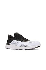 APL: Athletic Propulsion Labs Techloom Tracer in White & Black, view 2, click to view large image.