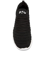 APL: Athletic Propulsion Labs Techloom Wave in Black & White, view 4, click to view large image.