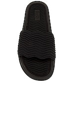 APL: Athletic Propulsion Labs Techloom Zigzag Slide in Black, view 4, click to view large image.