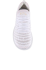 APL: Athletic Propulsion Labs Techloom Wave Sneaker in White & Cream, view 4, click to view large image.