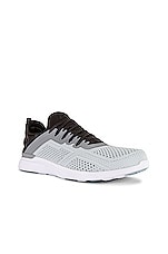 APL: Athletic Propulsion Labs Techloom Tracer Sneaker in Steel Grey, Cement & Anthracite, view 2, click to view large image.