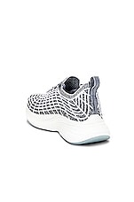 APL: Athletic Propulsion Labs Zipline Sneaker in White, Black & Melange, view 3, click to view large image.