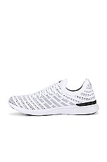APL: Athletic Propulsion Labs Techloom Wave in White & Black, view 5, click to view large image.