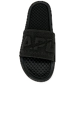 APL: Athletic Propulsion Labs Big Logo Techloom Slide in Black, view 4, click to view large image.