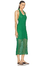 All That Remains Donna Dress in Cactus Green, view 2, click to view large image.