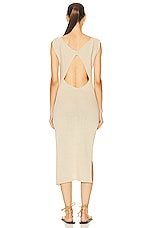 All That Remains Ella Dress in Taupe, view 4, click to view large image.