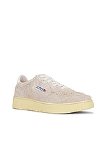 Autry Medalist Low Sneaker in Sand, view 2, click to view large image.