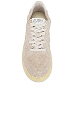Autry Medalist Low Sneaker in Sand, view 4, click to view large image.