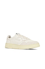 Autry Open Low Sneaker in White, view 2, click to view large image.