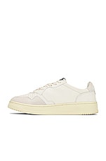 Autry Open Low Sneaker in White, view 5, click to view large image.