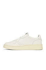 Autry Medalist Low Sneaker in Goat White, view 5, click to view large image.