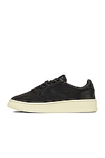 Autry Medalist Low Sneaker in Goat Black, view 5, click to view large image.