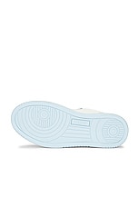 Autry Bicolor Medalist Sneaker in White & Blue, view 6, click to view large image.