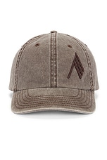 THE ATTICO Cap in Faded Brown, view 1, click to view large image.