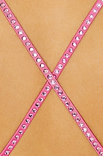 THE ATTICO Fujiko Mini Dress in Neon Pink, view 4, click to view large image.