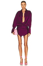 THE ATTICO スウェットドレス THE ATTICO ドレス - Burgundy | FWRD