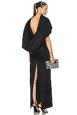 THE ATTICO Midi Dress in Black, view 1, click to view large image.